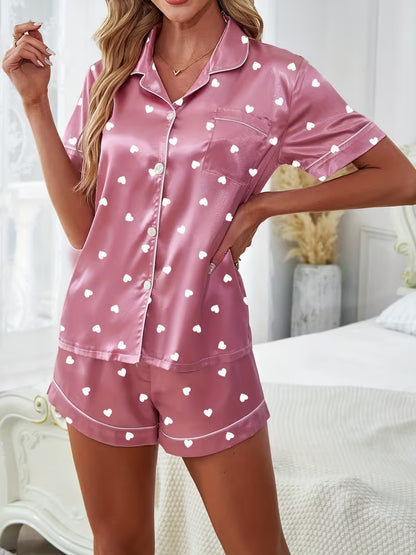 Conjunto Pijama Curto Feminino Estampado