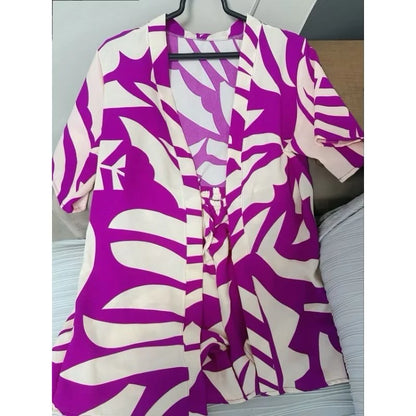 Conjunto Feminino Estampado Tropi c/ Chamise & Short