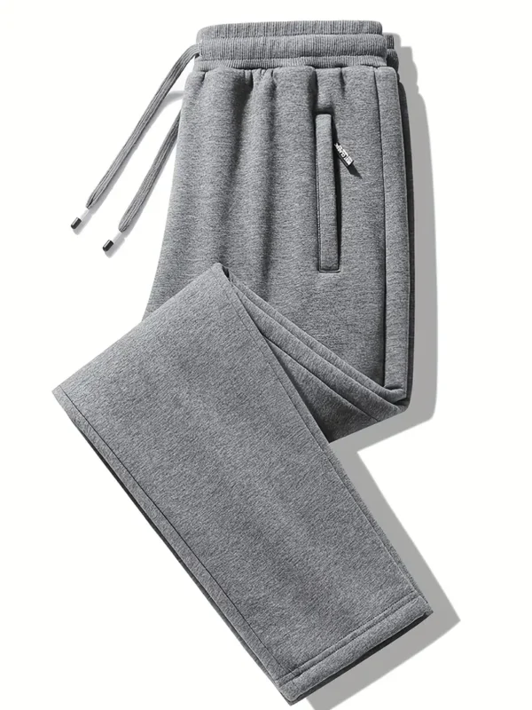 Calça Jogger Masculina Azul Marinho com Zíper - Imagem 6