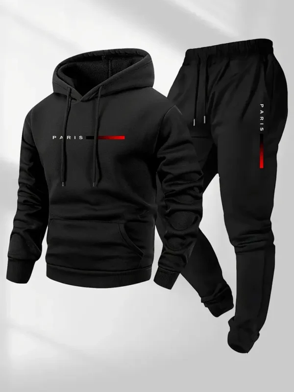 Conjunto Moletom Masculino Paris com Capuz - Imagem 8