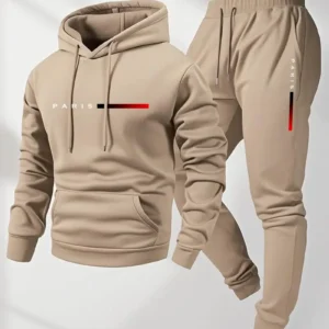Conjunto Moletom Masculino Paris com Capuz