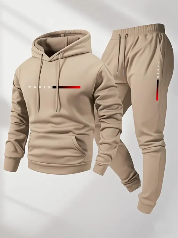 Conjunto Moletom Masculino Paris com Capuz