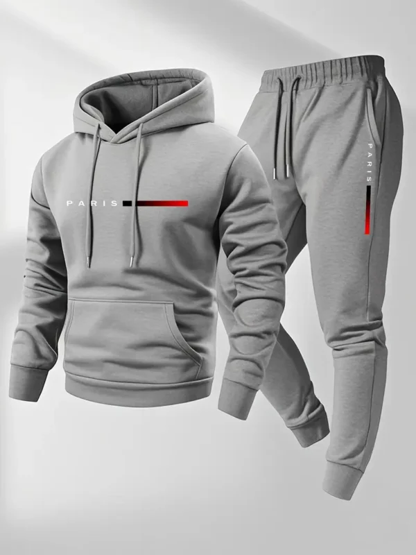 Conjunto Moletom Masculino Paris com Capuz - Imagem 9