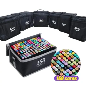 Estojo de Canetinhas com 24 a 262 Cores