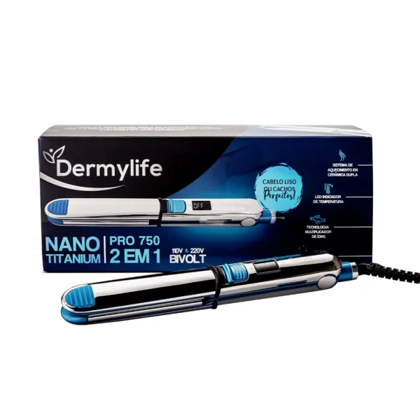 Chapinha Nano titanium Pro750 - Profissional - 2 em 1 - Original - Imagem 3
